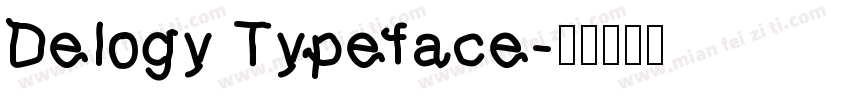Delogy Typeface字体转换